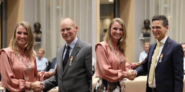 Foto: Koninklijke onderscheidingen bij afscheid Nijkerkse raadsleden